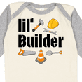 thumbnail image 4 of Inktastic Lil Builder Future Construction Worker Boys or Girls Long Sleeve Baby Bodysuit, 4 of 5