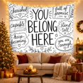 thumbnail image 3 of Belong Here Hand with Lettered Capital Letters Surrounded, Mystical Fantasy for Space Lovers, Galaxy Room Decor, Valentine'S Day Gift, Tapestry Wall Hanging for Bedroom and Dorm, 3 of 7