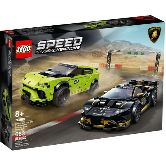 Pre-Owned LEGO Speed Champions Lamborghini Urus ST-X & Huracn Super Trofeo EVO 76899 Building Kit