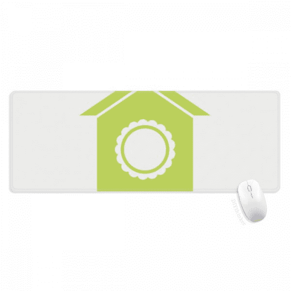 Green Nest Cartoon Mousepad Large Stitched Edges Mat Extended Game Office