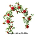thumbnail image 3 of Flowers Rose Vine for Wall Window Door Floral Arrangement for Home Wedding Party Decorations, 3 of 7