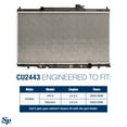 thumbnail image 3 of Spectra Premium CU2443 Automotive Radiator Fits select: 2002-2006 HONDA CR-V, 2003-2006 HONDA ELEMENT, 3 of 7