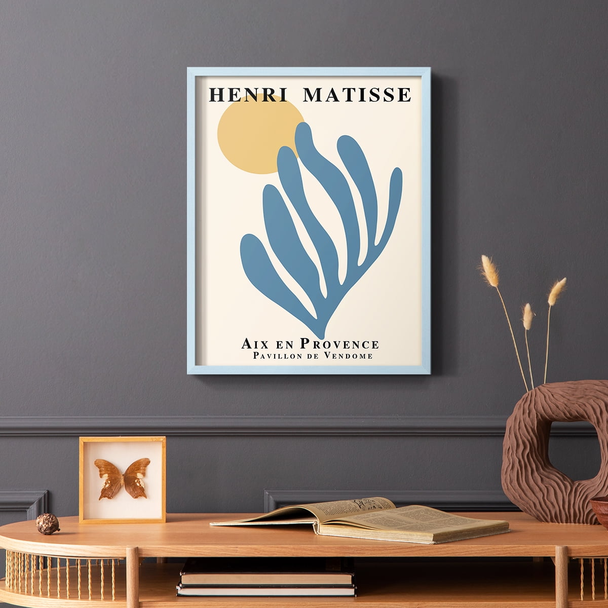 Matisse XCI Framed Print - Solid Wood