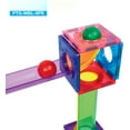 thumbnail image 5 of PicassoTiles Marble Run 100 Piece Magnetic Tile Race Track Toy Play Set STEM Building & Learning Educational Magnet Construction Child Brain Development Kit Boys Girls Age 3 4 5 6 7 8+ Years Old Toys, 5 of 7