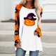 thumbnail image 2 of Blusa suelta informal de manga larga con cuello redondo para mujer, camisas con estampado de Halloween Fridja  fjkfkj2376, 2 of 5