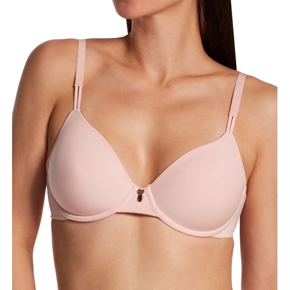 Women's Maidenform DM2403 Luxe Essentials Full Coverage T-Shirt UW (Pretty Blush 34B)