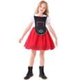 thumbnail image 2 of Alemania Munich traje nacional tradicional rojo y negro niños cosplay bordado floral chica cerveza traje s JAMW Sencillez, 2 of 4