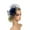 Navy, variant on IDALL Fascinators Hats Tea Party Hats Flower Cocktail Tea Party Headwear Feather Fascinators Top Hat for Women Party Hats Fascinator Headband Black One Size