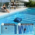 thumbnail image 3 of Axidou Cordless Robotic Pool Cleaner for Inground and Above-Ground Pools, Wall Climbing, Floor, Wall and Waterline Cleaning, 3 of 7