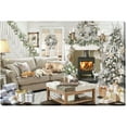 thumbnail image 1 of Streamline Art Rêvant d'Une Main de Noël Blanche Embellis Art Mural - 24 "x 36", 1 of 2