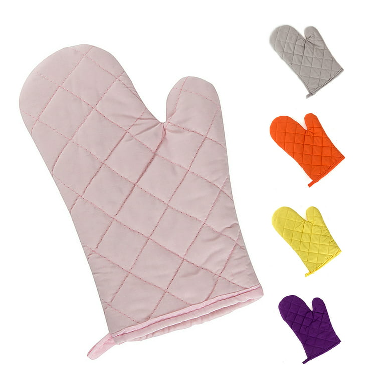 High Heat Resistant Bakery Mitts Thick Cotton Fabric Oven Mitts