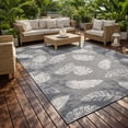 thumbnail image 6 of OHHANI Outdoor Rugs 5'x8', Waterproof Reversible Plastic Straw Rug, Portable RV Camping Mat for Deck Beach Picnic Balcony, 6 of 8