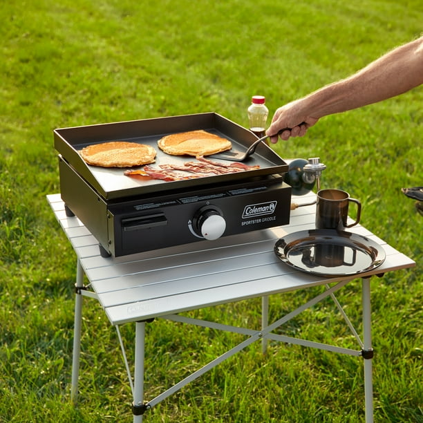 Coleman Sportster Tabletop 17-inch Griddle, Black - Walmart