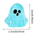 thumbnail image 3 of Mini Halloween Figurines 10pcs Glow in the Dark Ghosts, Cute Resin Ghost Decorations for Halloween Party, Holiday Props and Mini Ghost Ornaments for Indoor Halloween Decor, 3 of 5