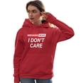 thumbnail image 2 of Go All Out Breaking News I Don't Care Funny Sarcastic Humor Sweatshirt Hoodie Mens/Youth, 2 of 4