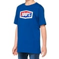 thumbnail image 2 of 100% Official Youth T-Shirt Blue M, 2 of 2