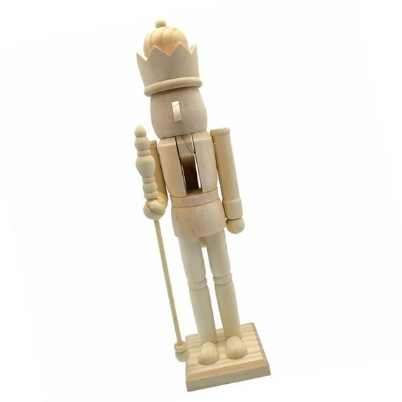 Christmas Wood Nutcrackers to Paint Yourself Puppet Soldier Unfinished Nutcrackers Table Decors