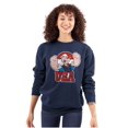 thumbnail image 3 of Popeye The Sailor Man USA Muscle Unisex Plus Size Sweatshirt Brisco Brands 5X, 3 of 5