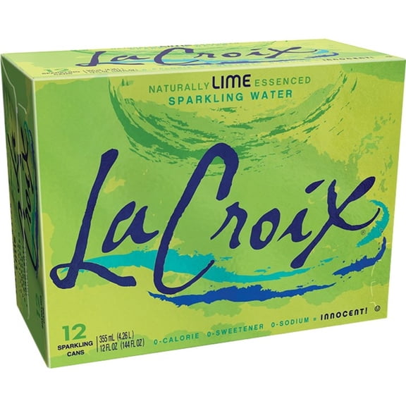 LaCroix Sparkling Water, Lime, 12 Fl Oz, 12 Ct