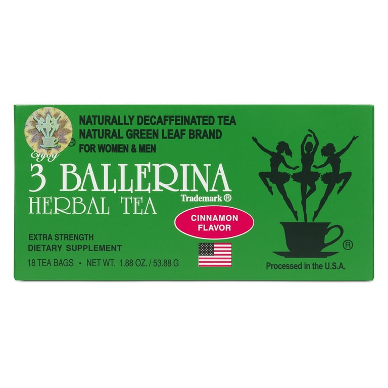 3 Ballerina, Herbal Dieters' Tea Combo, Extra Strength, Caffeine