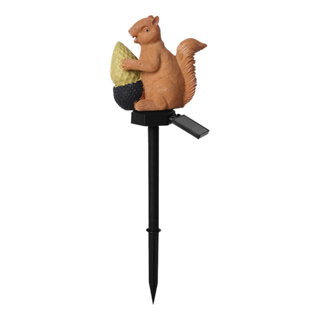 Garden Solar Lights Resin Squirrel Figure Lights Landscape Light for Garden Gloria Luces de estaca
