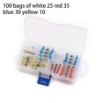 thumbnail image 4 of Heats Shrink Wire Connector Connection Waterproof Electrical Cord Terminal End Shrinkable Copper Tubing Sleeve Removable 100PCS Type 11, 4 of 8