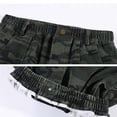 thumbnail image 6 of ZHOGXU Kids Boys Girls Cargo Denim Pants Elastic Waist Wide Leg Print Lightweight Loose Fit Trousers With Pockets For Casual Daily Wear,,4-5 Years, 6 of 8