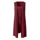 thumbnail image 4 of Conjunto de 3 piezas para mujer con chaleco sin mangas acanalado y pantalones cortos: conjunto informal elástico de color liso para salir de fiesta o para el día a día (tallas S-XXL), 4 of 5