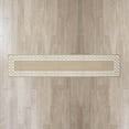 thumbnail image 2 of Washable Skid-Resistant Runner Rug, Trellis Border , Beige  and White , 30 " x 120", 2 of 9