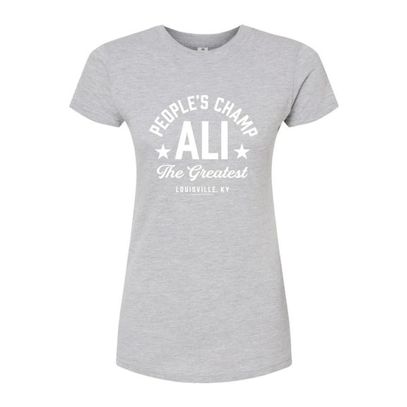 Muhammad Ali - Boxing Legend - People's Champ - Juniors Fitted Graphic T-Shirt