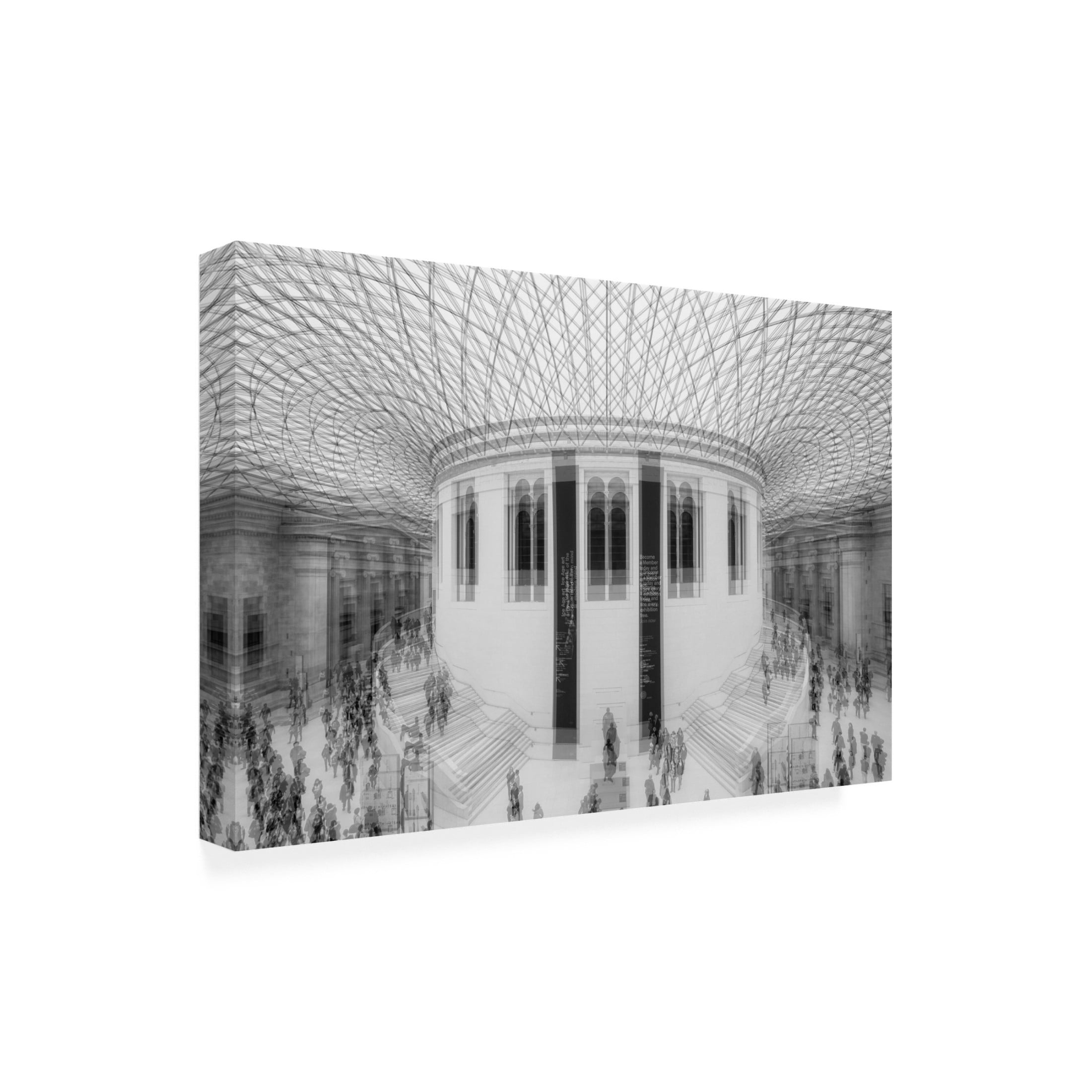 Trademark Fine Art Joshua Raif A Visit To The British Museum Canvas Wall Art