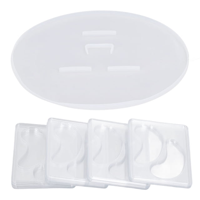Molde De Máscara Facial, Molde De Máscara De Ojos Reutilizable De Silicona Portátil Para Salón Profesional