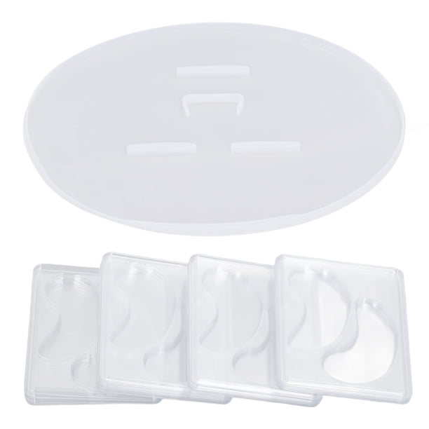 Molde De Máscara Facial, Molde De Máscara De Ojos Reutilizable De Silicona Portátil Para Salón Profesional