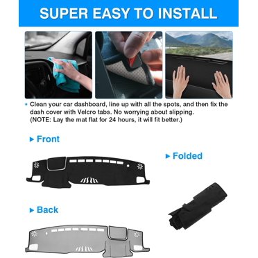 Dash Cover Mat Autorder Dashboard Cover Mat For Toyota Highlander 2020 2021 Car Dash Covers