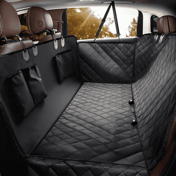 RITUALS Dog Car Seat Cover for Back Seat, 600D Waterproof Dog Hammock with Non-Slip Back, Heavy Duty Scratch Proof Pet Seat Cover for Cars, Trucks & SUVs