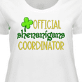 thumbnail image 4 of Inktastic Official Shenanigans Coordinator St. Patrick's Day Women's Plus Size T-Shirt, 4 of 5