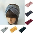 thumbnail image 1 of Meidiya Headbands for Women Non Slip Turban Headband Boho Wide Head Band Womens Hair Wraps Accessories for Teen Girls Solid Colors, 1 of 8