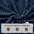 thumbnail image 5 of 71" Corduroy Boneless Loveseat Sofa, Modern 3-Seater Cloud Couch with Memory Foam & 3 Pillows, No Assembly Required, 5 of 9