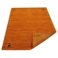 thumbnail image 3 of Rugsotic Carpets Handmade Rugs Hand Knotted Loom Rectangle 5'x8' Orange Wool for Indoor Use, 3 of 5