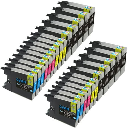 25 Pack - Compatible Ink Cartridges for Brother LC-71 LC-75 LC75 LC ...