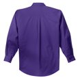 thumbnail image 2 of Mafoose Men's Tall Long Sleeve Easy Care Shirt Purple Large Tall, 2 of 3