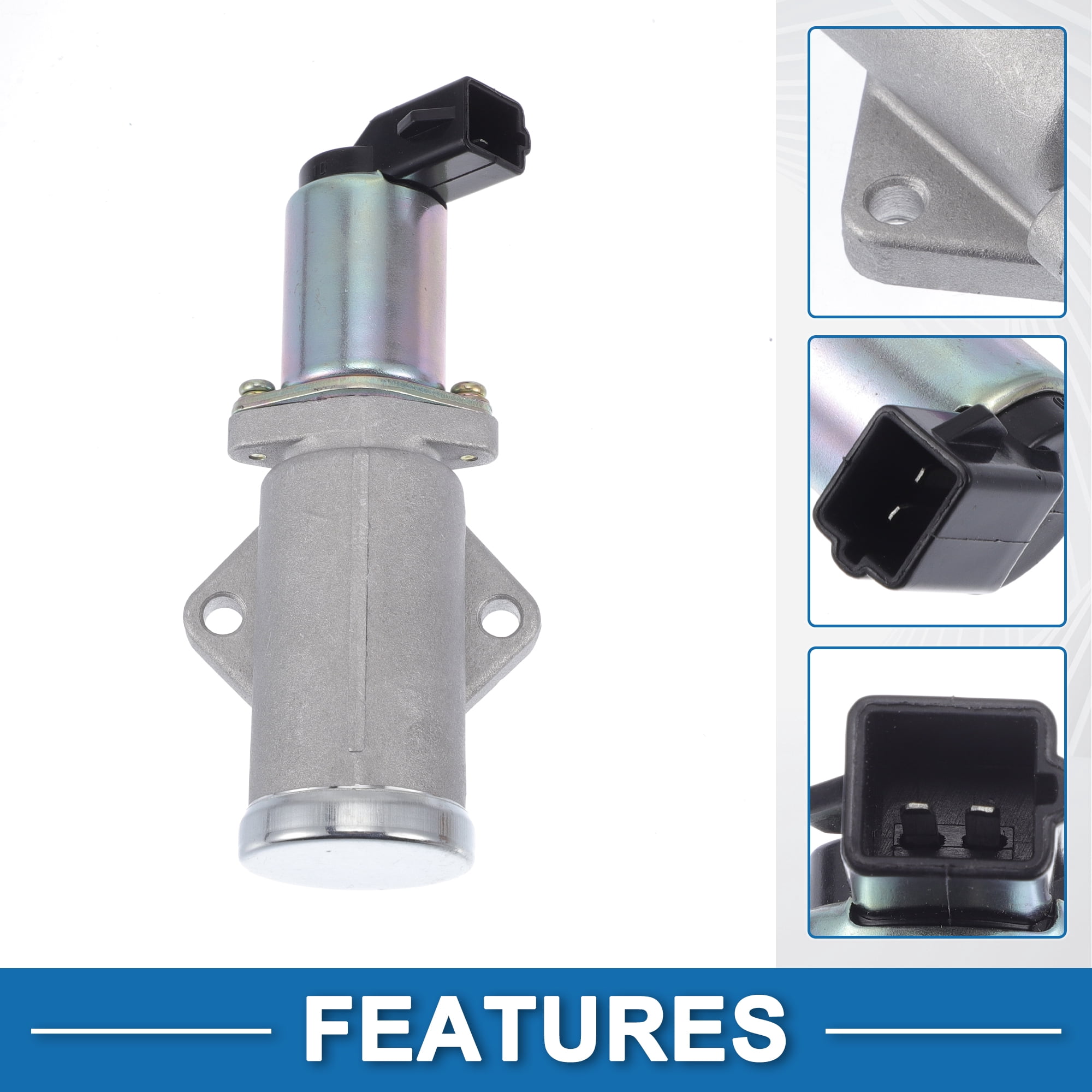 Unique Bargains Car Idle Air Control Valve for Ford F-150 1986-1993 Replace No.17119297 IACV Idle Motor Idle Air Control Valve for Stable Engine Operation