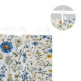 thumbnail image 5 of Yayeee Shower Curtain with Hooks 72"x72" Waterproof Fabric Bathroom Hanging Decor, Blue Floral, 5 of 5