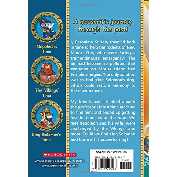 GERONIMO STILTON JOURNEY THROUGH TIME #5 NO TIME