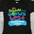 thumbnail image 4 of Inktastic Daddy is Worlds Best Wrestling Coach Boys or Girls Baby Bodysuit, 4 of 5