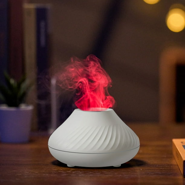Difusor de Aroma Likrtyny Humidificador de Aire con Luz LED Blanco Libre de BPA