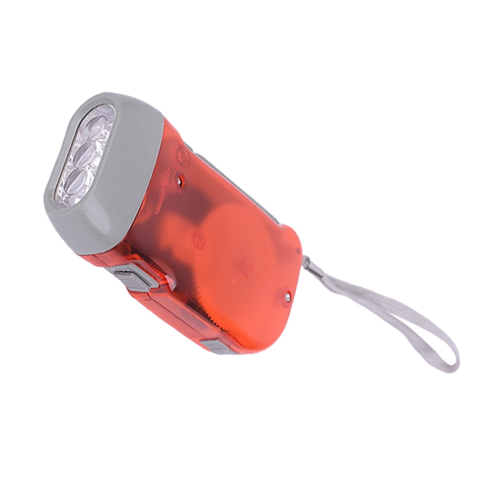 Torchlight 3 LED Camping Accessory Hand Pressing Emergency Crank High