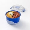 Rubbermaid Pack & Go 3.75cups/ 0.95quarts Large Round Microwavable Container, 100% Leakproof Meal Prep Container, Dishwasher-Safe and Microwave-Safe