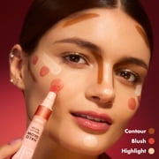 e.l.f. Halo Glow Contour Beauty Wand, Light/Medium, 0.33 fl oz