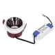 thumbnail image 4 of Luz empotrada LED de 10,5 W, luz cálida COB, ángulo ajustable, regulable, con controlador LED para gabinete, cocina, dormitorio, 220V, 4 of 14